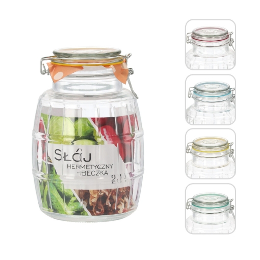 Chomik Герметичная Банка 2,1 Л - Бочка, SIP0922 - Home Club