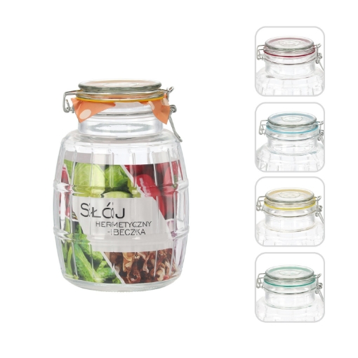 Chomik Герметичная Банка 1,7 Л - Бочка, SIP0939 - Home Club