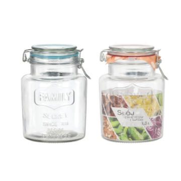 Chomik Герметичная банка объемом 1,5 л с надписью «Family», SIP1035 - Home Club