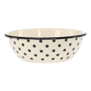 Chomik Эмалированная Миска 1,5 Л 20 См Белая В Пункты, EMA3202 - Home Club