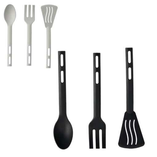 Chomik Набор из 3 предметов кухонных приборов: вилка, ложка и лопатка., OKY0032 - Home Club
