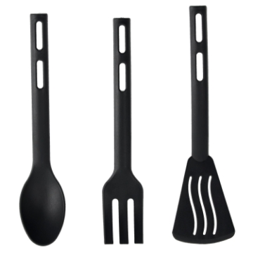 Chomik Набор из 3 предметов кухонных приборов: вилка, ложка и лопатка., OKY0032 - Home Club