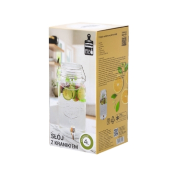 Chomik Банка объемом 4 литра с краном, SIP2003 - Home Club