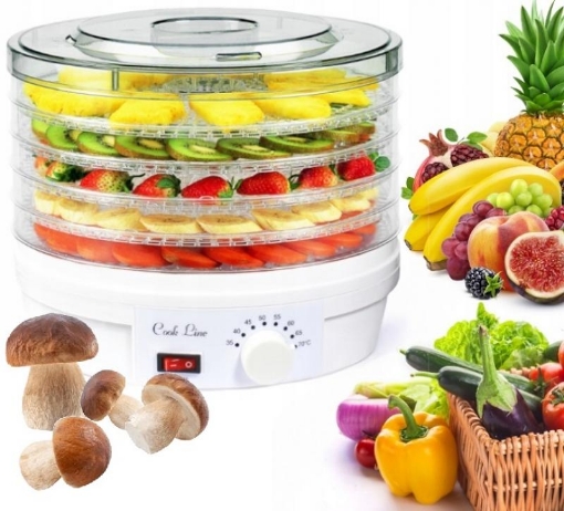 Chomik 5-Уровенная Сушилка Для Продуктов 245 В, Внутренний Диаметр 32 См, BIL7885 - Home Club