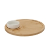 Chomik Кпл. Для Подачи Закусок — Круглый Поднос С Миской 25 x 3,5 См, MUT6514 - Home Club, изображение 3