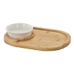 Chomik Кпл. Для Подачи Закусок — Овальная Поднос С Миской 28 X 21 X 4 См, MUT6521 - Home Club