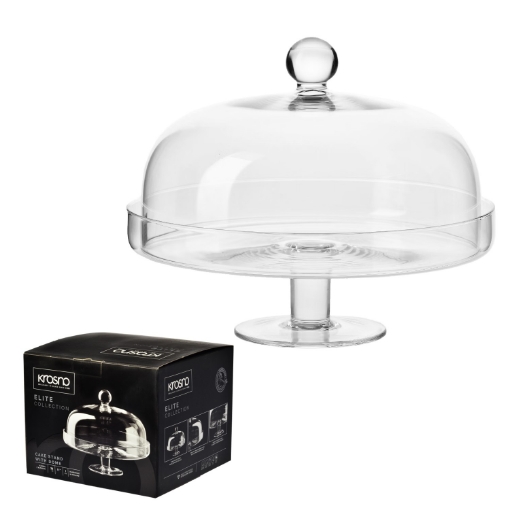 Krosno Стаканная Поднос 28 См С Капаковым Крышкой На Ножке Elite 8249, KRO8249 - Home Club
