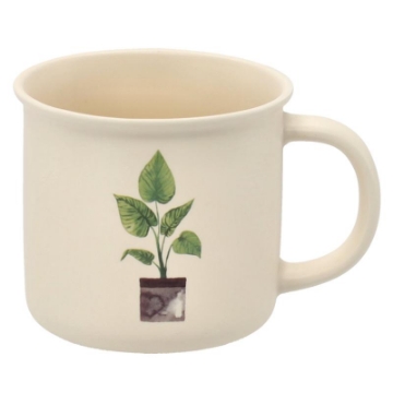 Chomik Фарфоровая Чашка 355 Мл Растение В Горшке, Различные Дизайны, LIL7987 - Home Club