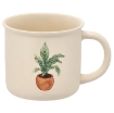 Chomik Фарфоровая Чашка 355 Мл Растение В Горшке, Различные Дизайны, LIL7987 - Home Club, изображение 4