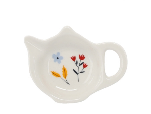 Chomik Кпв. Фарфоровый Кубок 350 Мл + Фарфоровая Подставка + Заварник «Цветы», LIL6101 - Home Club