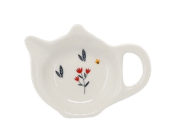 Chomik Кпв. Фарфоровый Кубок 350 Мл + Фарфоровая Подставка + Заварник «Цветы», LIL6101 - Home Club