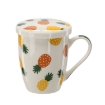 Chomik Фарфоровый Кубок С Заварником И Крышкой 340 Мл, С Разнообразными Фруктовыми Узорами, LIL1896 - Home Club, изображение 2