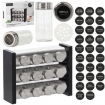 Chomik Трехуровенный Приправник 29,5 x 9 x 22 см 12 Банок Серебряно-Черный, NIW9226 - Home Club, изображение 2