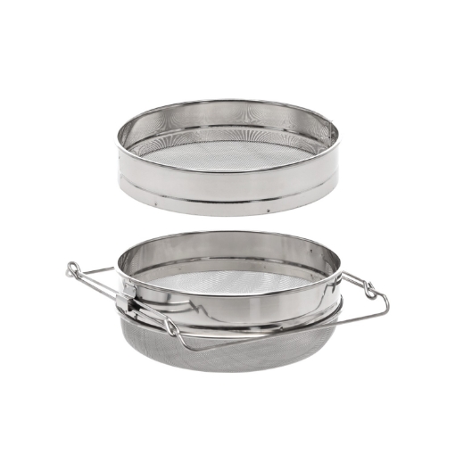 Chomik Нержавеющее двойное сито для меда, 24 см, BEE5740 - Home Club