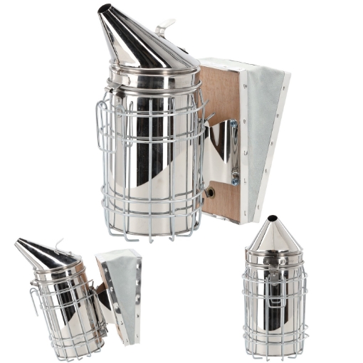 Chomik Пчеловодческий подкуриватель из нержавеющей стали, 28 см, BEE6648 - Home Club