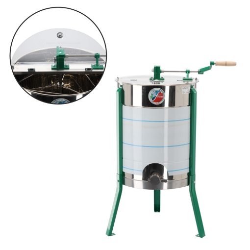 Chomik Універсальна 3-Рамкова Діагональна Ручна Медовий З Нержавіючої Сталі З Нержавіючим Клапаном, BEE2110 - Home Club