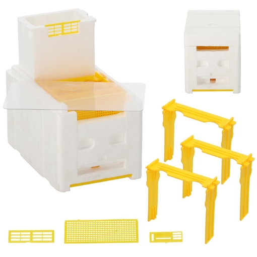 Chomik Весільний Улік 3-Рамковий З Підкармячкою З Пінопласту, BEE3806 - Home Club