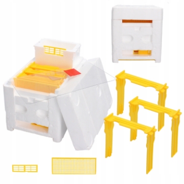 Chomik Свадебный улей с 3 рамками и пенопластовой крышкой, BEE3806 - Home Club