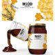 Chomik 100 этикеток «Мед роевой» — «Рой хвойный» 154 x 60 мм, BEE8221 - Home Club