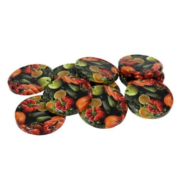 Chomik Kpl. 10 Крышек Fi100 Декор, CAPKPL100D - Home Club