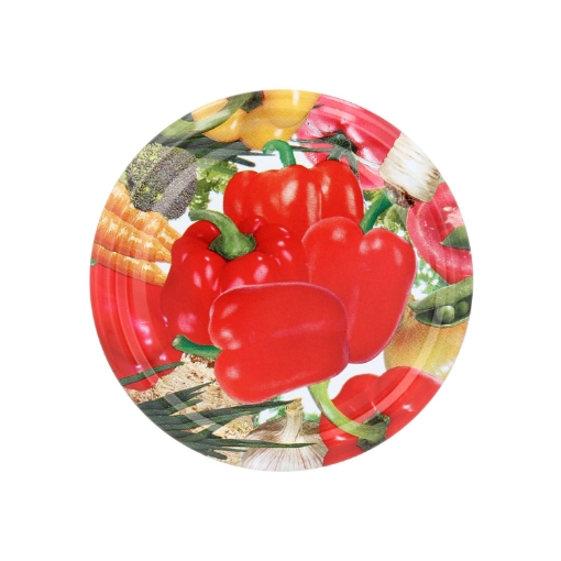 Chomik Kpl. 10 Крышек Fi 82 Перц С Овощами /3796/2956/, CAPKPL82PAW - Home Club