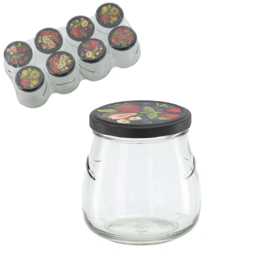 Chomik Банка 500 Мл Амфора + Кришка Fi 82 Овочі, WYG500AMW - Home Club