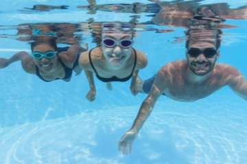 Chomik Очки для плавания с цветными линзами, BES21077 - Home Club