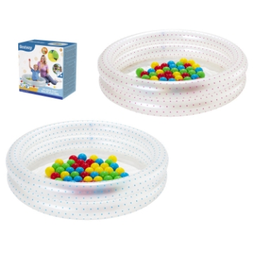 Chomik Надувной Садовый Бассейн / Мантовка 91 см x 20 см + Мячики 50 шт., BES51141 - Home Club