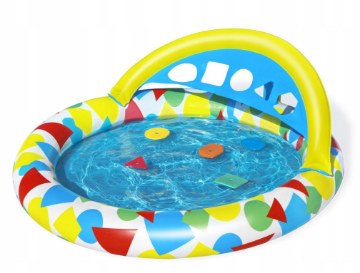 Bestway Садовый Бассейн С Навесом Splash And Learn 120 X 117 X 46 См, BES52378 - Home Club