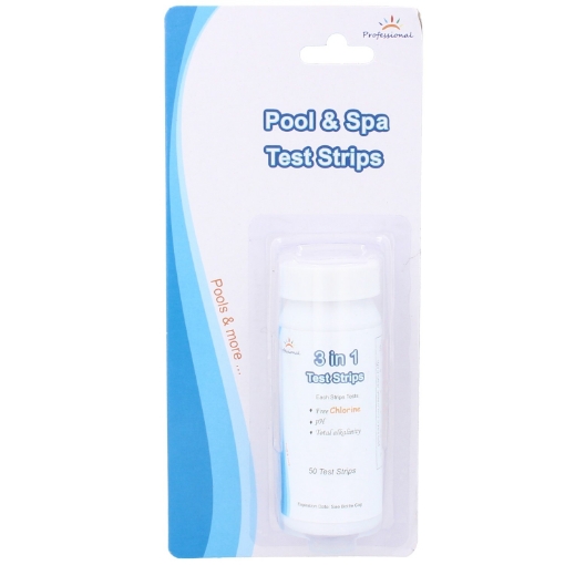 Chomik Тестер Для Бассейна В Тест-Лентах 3 В 1: Свободный Хлор, Ph, Щелочность (50 Лент), LAR2788 - Home Club