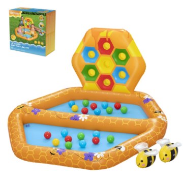 Bestway Надувная игровая площадка «Пчелки» 127 x 119 x 61 см, BES52639 - Home Club