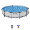 Chomik Басейн З Рамою 366 X 76 См (Басейн, Фільтруюча Помпа), BES56416 - Home Club, зображення 4