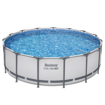 Chomik Бассейн каркасный 4,57 х 1,22 м (бассейн, фильтрующий насос, лестница, крышка), BES56438 - Home Club