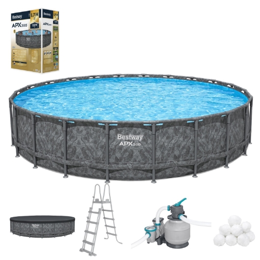 Chomik Басейн З Рамою 6,71 X 1,32 М (Басейн, Піскова Помпа, Лісина, Кришка), BES561JZ - Home Club