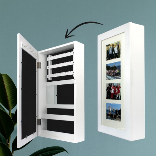 Chomik Настінна Шафа Для Біжутерії 31 x 9,5 x 56 см, PHO1240 - Home Club