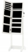 Chomik Шкафчик Для Біжутерії З Дзеркалом Білий 34 x 35,5 x 120 см, PHO8119 - Home Club, зображення 2