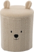 Chomik Складна Табуретка Зі Сховищем 28 x 28 x 34 См Світло-Бежева, PHO4250 - Home Club, зображення 9