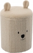 Chomik Складна Табуретка Зі Сховищем 28 x 28 x 34 См Світло-Бежева, PHO4250 - Home Club, зображення 10