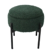 Chomik Кругла Пуфка На Металевих Ніжках 28 x 31 См Зелена, PHO8762 - Home Club, зображення 3