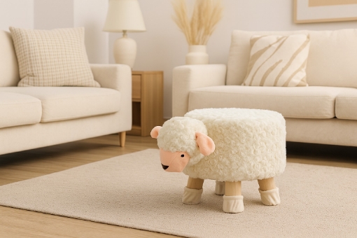 Chomik Пуфка Овечка 28 x 25 См, PHO8908 - Home Club