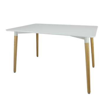 Chomik Прямоугольный Стол 120 x 80 x 74 см - Белый, FAT1132 - Home Club