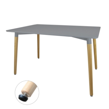 Chomik Прямоугольный Стол 120 x 80 x 74 см — Серый, FAT7851 - Home Club