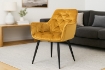 Chomik Жовте Велюрове Крісло, FAT2968 - Home Club