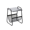 Chomik Боковий Стілок З Газетником 40 x 40 x 55 См Чорний, LOF1197 - Home Club, зображення 5