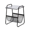 Chomik Боковий Стілок З Газетником 40 x 40 x 55 См Чорний, LOF1197 - Home Club, зображення 6