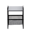 Chomik Боковий Стілок З Газетником 40 x 40 x 55 См Чорний, LOF1197 - Home Club, зображення 7