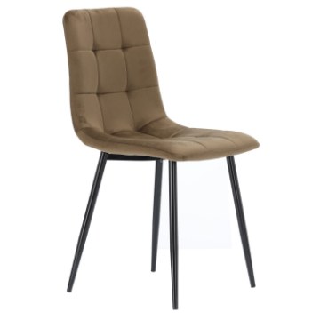 BackHome Living Современное Кресло Из Велюра, Бразового Цвета, FAT2944 - Home Club