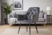 BackHome Living Велюровое Кресло Серебряного Цвета, FAT2975 - Home Club, изображение 3