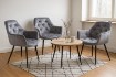 BackHome Living Велюровое Кресло Серебряного Цвета, FAT2975 - Home Club, изображение 5
