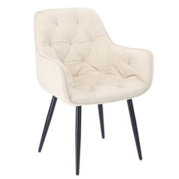 Chomik Бежевое Велюровое Кресло, FAT6567 - Home Club